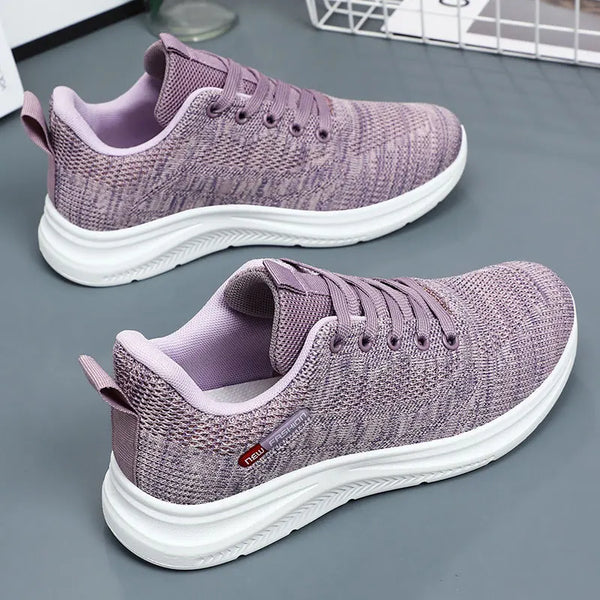 Women's 2024 Spring and Autumn New Knitted Women's Shoes Shoes Soft Sole Casual Sports Shoes for Women sneakers